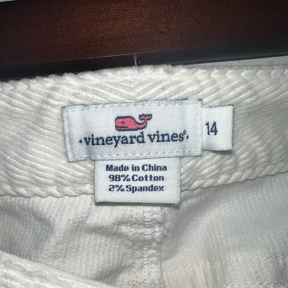 Vineyard‎ Vines Off White/Ivory Corduroy Jeans Women’s Size 12 - Picture 3 of 5
